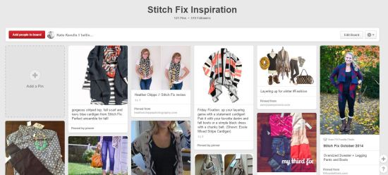 Stitch Fix Inspiration Pinterst Board